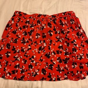 EUC banana republic floral print skirt
